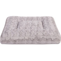 Produktbild von Emmy & Pepe Hundebett Wau-Bed Wild Wave Light Grey Eckig Größe L 120x100cm