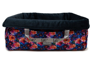 Produktbild von Emmy & Pepe Hundebett Wau-Snuggle Dahlia Oval S Bunt aus Stoff