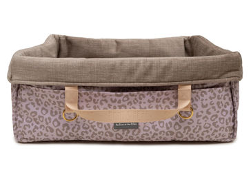 Produktbild von Emmy & Pepe Hundebett Wau-Snuggle Leo Creme Rechteckig Größe M aus Stoff