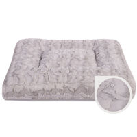 Produktbild von Emmy & Pepe Hundebett Wild Wave Light Grey mit Memory Foam Größe L