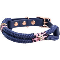 Produktbild von Emmy & Pepe Hundehalsband Catja ohne Perlen aus Nylon Blau Größe S