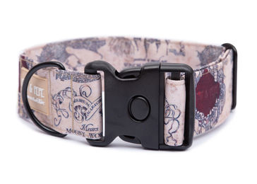 Produktbild von Emmy & Pepe Hundehalsband Extreme Karte der wasserabweisenden Stoff, 35-55 cm