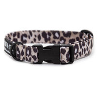 Produktbild von EMMY&PEPE Hundehalsband Leo Dark aus Stoff wasserabweisend Grösse L 33-52 cm