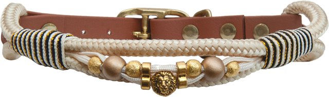 Emmy & Pepe Hundehalsband Mufasa aus Biothane in Braun und Gold Größe XS – Bild 1 von 1
