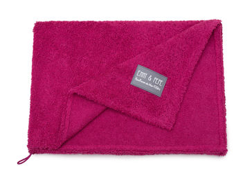Produktbild von Emmy & Pepe Hundehandtuch aus Bambusfaser Lila S 70x50cm