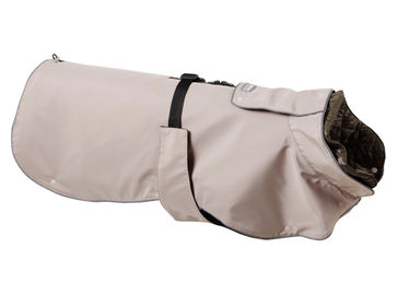 Produktbild von Emmy & Pepe Hundemantel Wau-Coat Taupe wasserdicht 65cm