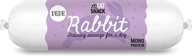 Produktbild von Emmy & Pepe Kaninchenwurst Belohnungssnack für Hunde 200g - 200 g