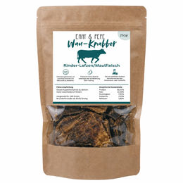 Emmy & Pepe Kausnack Rinder-Lefzen für Hunde ohne Konservierungsstoffe 250 g – Bild 1 von 1