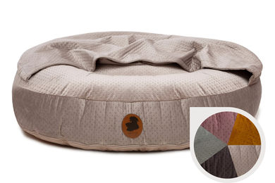 Produktbild von Emmy & Pepe Kuschelhöhle Dot Mustard Oval Gelb Stoff Größe L 120x100cm