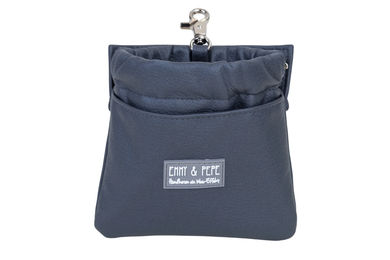 Produktbild von Emmy & Pepe Leckerli-Tasche Wau-Pocket aus Kunstleder Midnight Silber