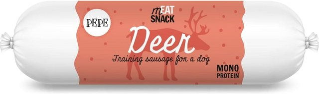 Produktbild von Emmy & Pepe Meat Snack Hirschwurst für Hunde 200g - 200 g