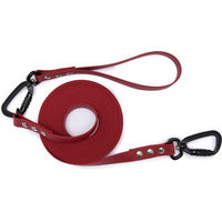 Produktbild von Emmy & Pepe Schleppleine mit abnehmbarer Handschlaufe Magenta 5m 20mm Schwarz