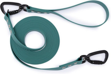 Emmy & Pepe Schleppleine mit abnehmbarer Handschlaufe Türkisch 10m 20mm Schwarz – Bild 1 von 1