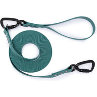 Produktbild von Emmy & Pepe Schleppleine mit abnehmbarer Handschlaufe Türkisch 5m 20mm Schwarz