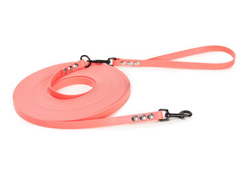 Produktbild von Emmy & Pepe Schleppleine Super Flex aus Biothane für Hunde in Schwarz 10m - 10 m
