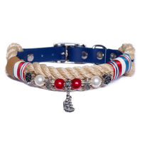 Produktbild von Emmy & Pepe Tauhalsband Atlantik XXL mit Perlen wasserabweisend Bunt 59-69cm