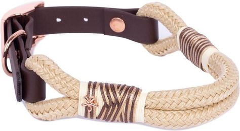 Emmy & Pepe Tauhalsband Geo Brown ohne Perlen Größe L 39-49cm – Bild 1 von 1