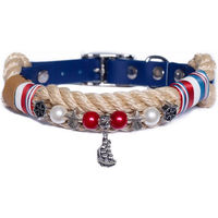 Produktbild von Emmy & Pepe Tauhalsband mit Perlen Atlantik XS 20-25cm