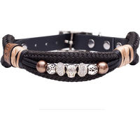 Produktbild von Emmy & Pepe Tauhalsband mit Perlen Black XL 49-59cm