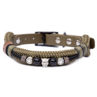 Produktbild von Emmy & Pepe Tauhalsband mit Perlen Lothar XS 20-25cm wasserabweisend