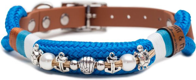 Emmy & Pepe Tauhalsband mit Perlen Matrose XXL 59-69cm – Bild 1 von 1