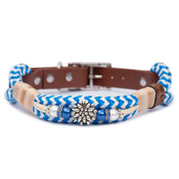 Produktbild von Emmy & Pepe Tauhalsband mit Perlen O'zapft is Blau XL 49-59cm wasserabweisend