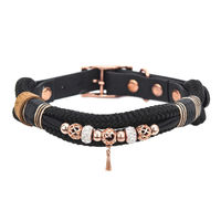 Produktbild von Emmy & Pepe Tauhalsband mit Perlen Tiffanys Schwarz XXL 59-69cm