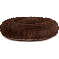 Produktbild von Emmy & Pepe Wau-Bed Cozy Bubble Hundebett Braun Oval Größe L 120x100cm
