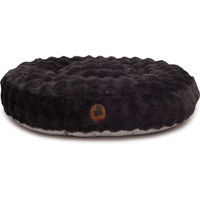 Produktbild von Emmy & Pepe Wau-Bed Cozy Bubble Hundebett Schwarz Oval Größe L 120x100cm