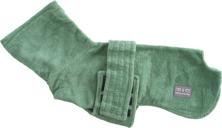 Emmy & Pepe Wau-Dry Hundebademantel 2.0 Salbei XL short – Bild 1 von 1