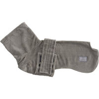 Produktbild von Emmy & Pepe Wau-Dry Hundebademantel 2.0 Taupe Größe M short