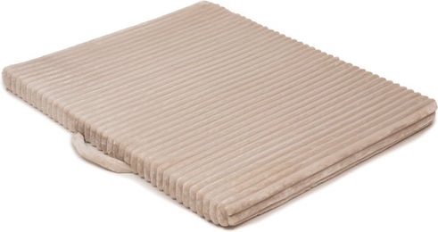 Emmy & Pepe Wau-Floor Traveller Hundebett aus Kuschelcord in Creme Größe L 120x100cm mit 10cm Höhe – Bild 1 von 1