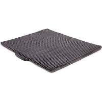 Produktbild von Emmy & Pepe Wau-Floor Traveller Hundebett aus Kuschelcord in Dark Grey Größe L 120x100cm
