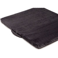 Produktbild von Emmy & Pepe Wau-Floor Traveller Hundebett Kuschelcord Dark Grey S 80x60cm 10cm