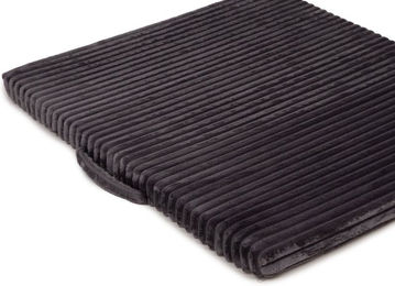 Emmy & Pepe Wau-Floor Traveller Hundebett Kuschelcord Dark Grey XL 140x120cm 10cm – Bild 1 von 1