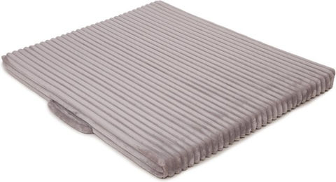 Emmy & Pepe Wau-Floor Traveller Hundematte aus Kuschelcord in Light Grey XL 140x120cm – Bild 1 von 1