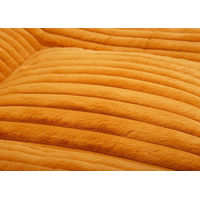 Produktbild von Emmy & Pepe Wau-Floor Traveller Hundematte Kuschelcord Mustard Big/M 100x80cm