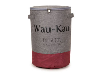Produktbild von Emmy & Pepe Wau-Kau Futtersack aus Polyester in Bordeaux Rot