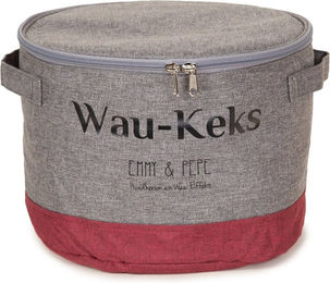 Emmy & Pepe Wau-Keks Futtersack Bordeaux für Hunde – Bild 1 von 1