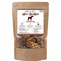 Produktbild von Emmy & Pepe Wau-Knabber Pferdelunge für Pferde, hypoallergen und monoproteinreich, 250 g
