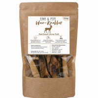 Produktbild von Emmy & Pepe Wau-Knabber Rehhaut ohne Fell Wild Hypoallergen Monoprotein 500 g