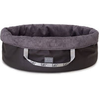 Produktbild von Emmy & Pepe Wau-Snuggle Hundebett Cord Dunkelgrau Oval Größe L