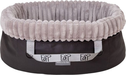 Emmy & Pepe Wau-Snuggle Hundebett Kuschelcord Light Grey Rechteckig Größe S – Bild 1 von 1
