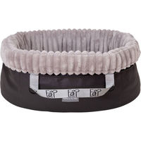 Produktbild von Emmy & Pepe Wau-Snuggle Hundebett Kuschelcord Light Grey Rechteckig Größe S