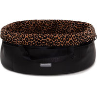 Produktbild von Emmy & Pepe Wau-Snuggle Leo Bronze Hundebett Oval Größe L