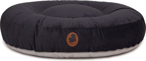 Emmy & Pepe Wechselbezug Cord Black Oval M 100x80cm – Bild 1 von 1