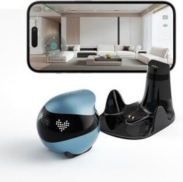 Enabot EBO AIR 2 Haustier-Kamera mit WLAN und wiederaufladbarem Akku in Blau – Bild 1 von 3
