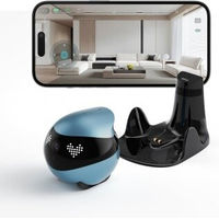 Produktbild von Enabot EBO AIR 2 Haustier-Kamera mit WLAN und wiederaufladbarem Akku in Blau