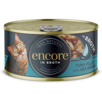 Produktbild von Encore Katzen Nassfutter Adult Thunfisch mit Seebrasse Stückchen in Sauce 32 x 70 g - 32 x 70 g