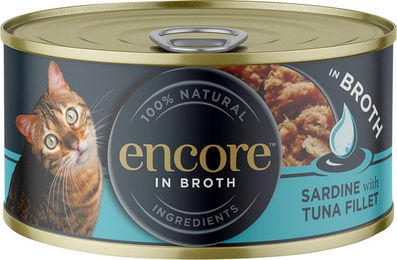 Produktbild von Encore Katzenfutter Adult Sardine und Thunfisch Filets in Sauce 48 x 70 g - 48 x 70 g